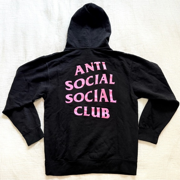 Anti Social Social Club Other - Anti Social Social Club | SS19 Glitter Hoodie | Black/Pink | Size M | NWOT